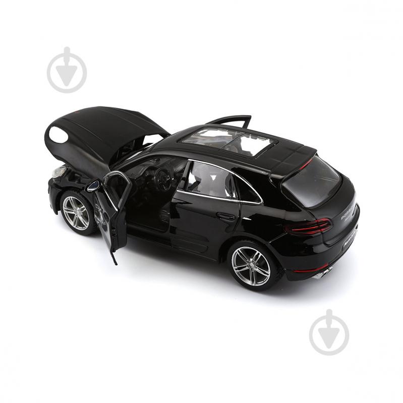 Автомодель Bburago 1:24 Porsche Macan черный 18-21077 - фото 5