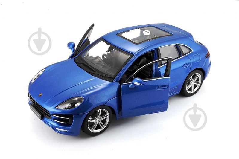 Автомодель Bburago 1:24 Porsche Macan черный 18-21077 - фото 7