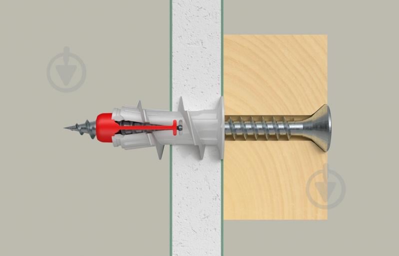 Дюбель самозасверливающий для гипсокартона DUOBLADE DIY без шурупа fischer 40 шт. (545677) - фото 2 Дюбель самозасверливающий для гипсокартона DUOBLADE DIY без шурупа fischer 40 шт. (545677) - фото 2