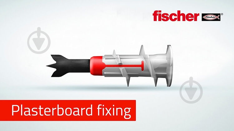 Дюбель самозасверливающий для гипсокартона DUOBLADE S DIY с шурупом fischer 20 шт. (545678) - фото 3 Дюбель самозасверливающий для гипсокартона DUOBLADE S DIY с шурупом fischer 20 шт. (545678) - фото 3