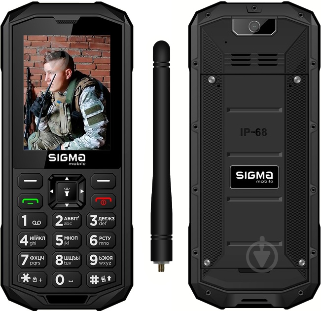 Мобільний телефон Sigma mobile X-treme PA68 Wave black 4827798466612 - фото 1