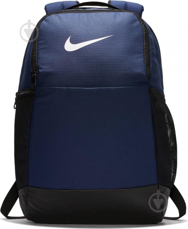 Рюкзак Nike NK BRSLA M BKPK - 9.0 BA5954-410 черный с синим - фото 1