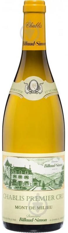 Вино Billaud-Simon Chablis Premier Cru Mont de Milieu 0,75 л - фото 1 Вино Billaud-Simon Chablis Premier Cru Mont de Milieu 0,75 л - фото 1