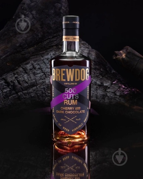 Ром BrewDog 500 Cuts Cherry and Dark Chocolate Rum 0,7 л - фото 3