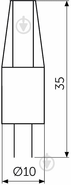 Лампа світлодіодна Светкомплект 3.5 Вт капсульна прозора G4 220 В 4500 К - фото 2