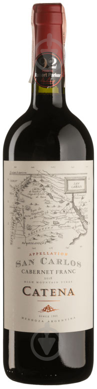 Вино Catena Zapata Appellation San Carlos Cabernet Franc 750 мл - фото 1