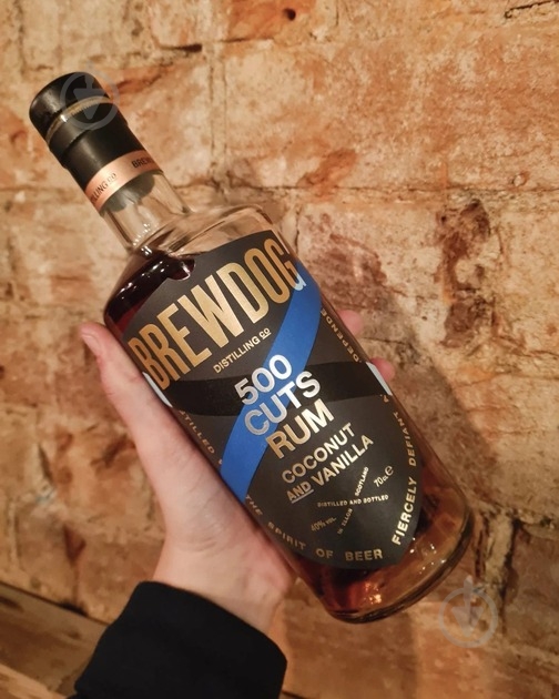 Ром BrewDog 500 Cuts Coconut and Vanilla 0,7 л - фото 3