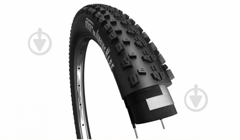 Велошина VLT безкамерна складана 27.5x2.25 OBOR Jumping Hare (W3102) 60 TPI Dual Adventure Tubeless read чорний - фото 1