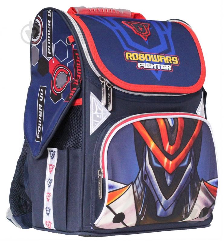 Ранец школьный CLASS Classic Case Robowars 34x27x14 см 9927 - фото 1