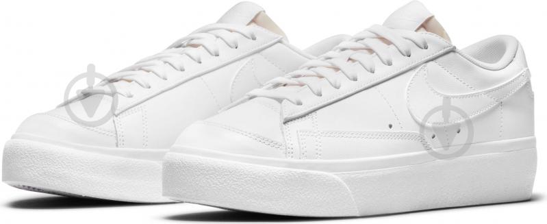 Кроссовки женские демисезонные Nike Blazer Low Platform DJ0292-100 р.40,5 белые - фото 5