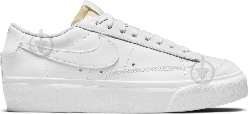 Кроссовки женские демисезонные Nike Blazer Low Platform DJ0292-100 р.40,5 белые - фото 1