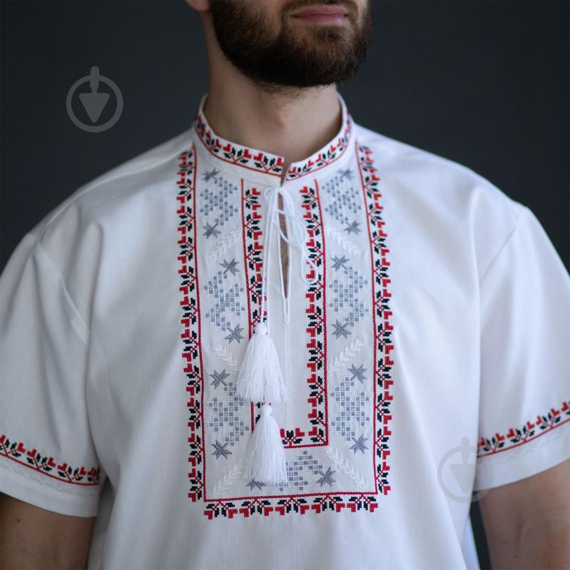 Сорочка Едельвіка білий р. XL 76-25/09 - фото 3 Сорочка Едельвіка білий р. XL 76-25/09 - фото 3