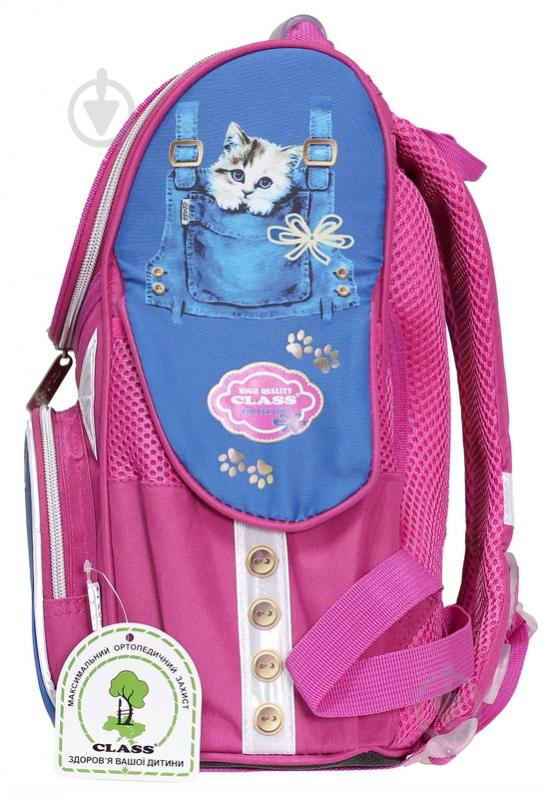 Ранец школьный CLASS Classic Case Kitty LK 34x27x14 см 9921 - фото 2