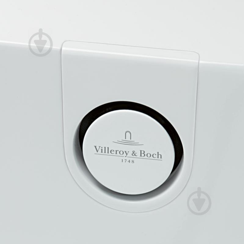 Ванна квариловая Villeroy & Boch Oberon UBQ181OBR2DV-01 180х80 см прямоугольная с ножками и сифоном - фото 5