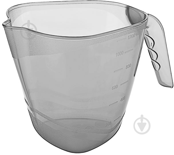 Мерная кружка Titiz Plastik 1,2 л серая TP-656-GY - фото 1 Мерная кружка Titiz Plastik 1,2 л серая TP-656-GY - фото 1