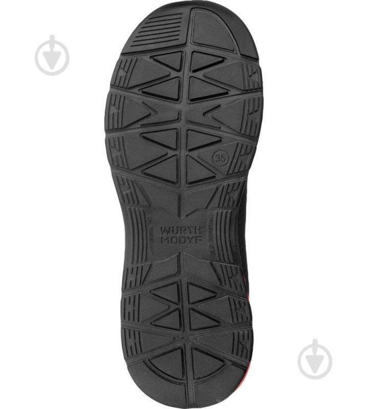 Кроссовки WURTH MODYF с композитним подноском DAILY RACE S1P р.40 M416171040 черный с красным - фото 2 Кроссовки WURTH MODYF с композитним подноском DAILY RACE S1P р.40 M416171040 черный с красным - фото 2