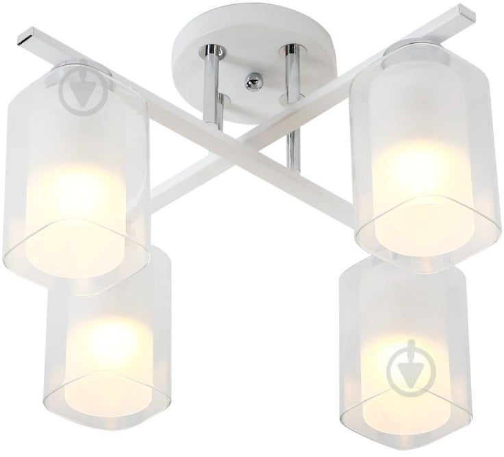 Люстра потолочная Victoria Lighting Nill/PL4 white 4x60 Вт E27 белый - фото 1