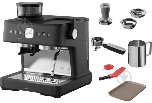 Кофеварка рожковая Electrolux E8EC1-8BP - фото 1