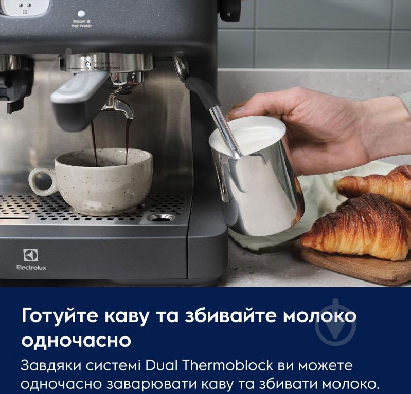 Кофеварка рожковая Electrolux E8EC1-8BP - фото 9