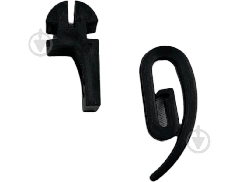 Комплект фурнітури Quadrum Square line набірний чорний 100 шт. - фото 1 Комплект фурнітури Quadrum Square line набірний чорний 100 шт. - фото 1