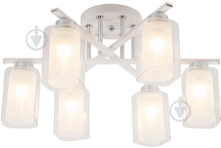 Люстра Victoria Lighting Nill/PL6 white 6x60 Вт E27 білий - фото 1