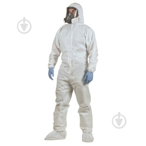 Комбінезон захисний ВeSafePro Master (PP+microPE) р. M зріст 1-2 01-40 білий - фото 1