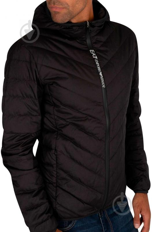 Куртка мужская зимняя EA7 WOVEN DOWN JACKET 8NPB07-PNE1Z-1200 р.L черная - фото 3