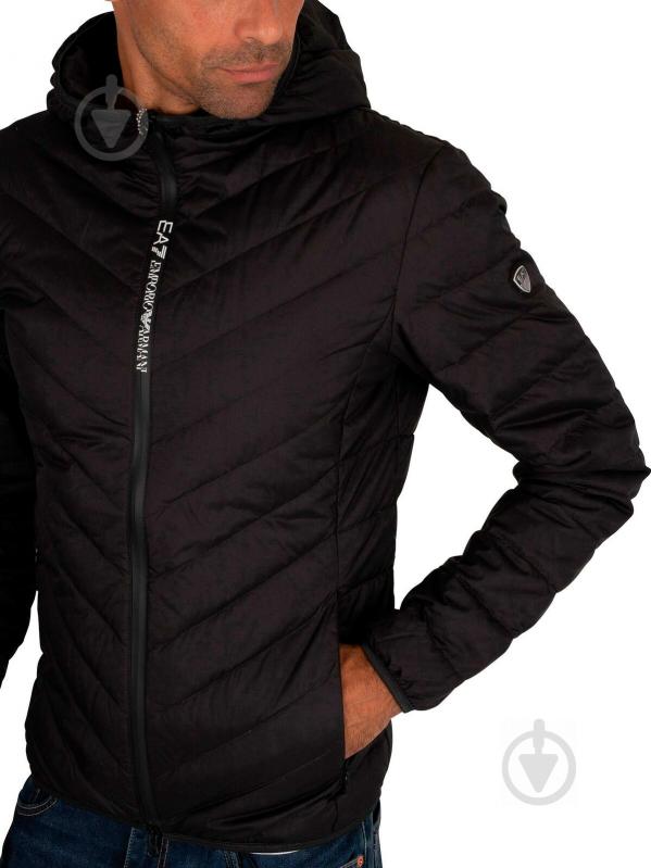 Куртка мужская зимняя EA7 WOVEN DOWN JACKET 8NPB07-PNE1Z-1200 р.L черная - фото 4