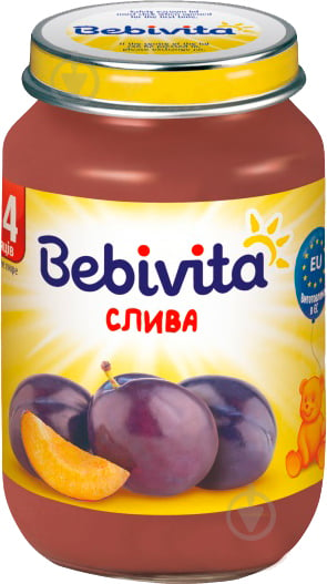 Пюре Bebivita Слива 190 г 9007253104555 - фото 1