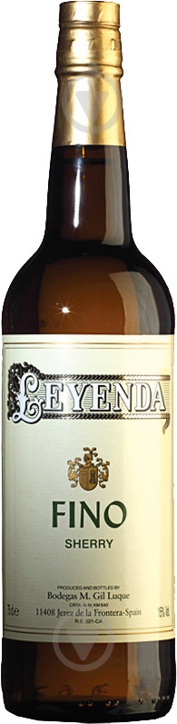 Вино Valdespino біле кріплене херес Фіно Леєнда 0,75 л - фото 1