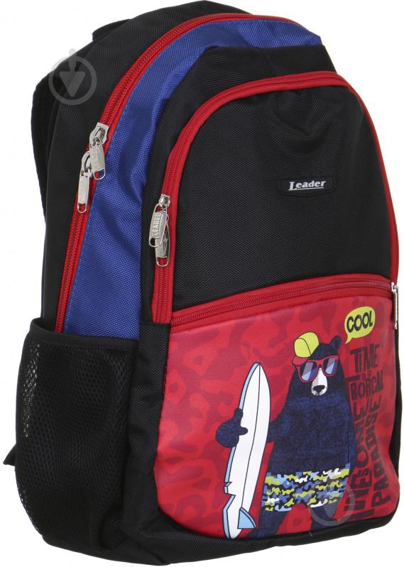 Ранец школьный Leader Медведь - фото 2 Ранец школьный Leader Медведь - фото 2