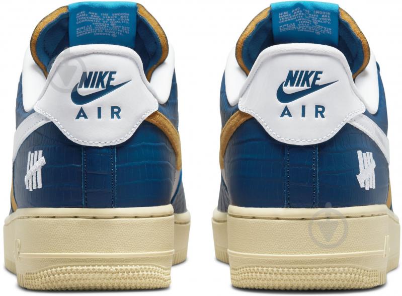 Кросівки чоловічі Nike AIR FORCE 1 DM8462-400 р.42 сині із жовтим - фото 2