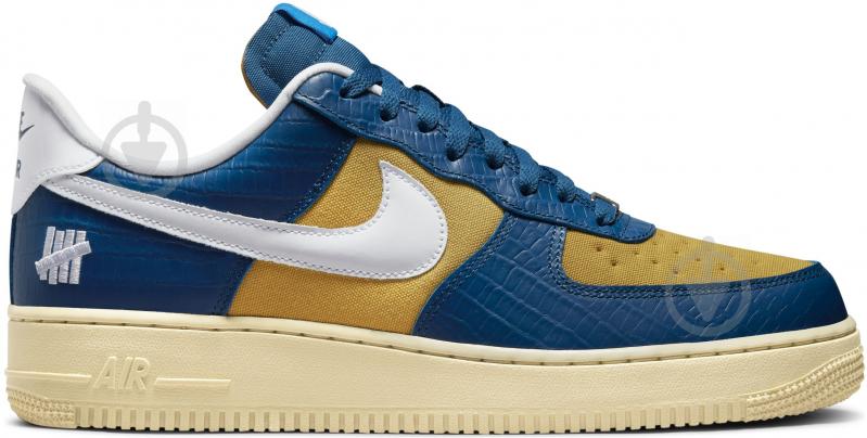 Кросівки чоловічі Nike AIR FORCE 1 DM8462-400 р.42 сині із жовтим - фото 3