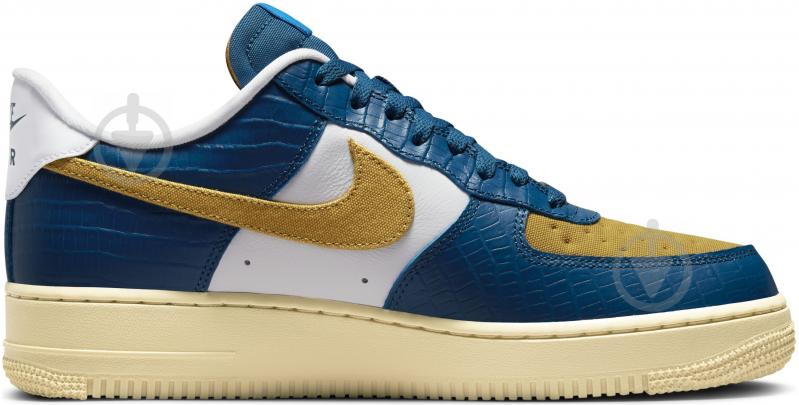 Кросівки чоловічі Nike AIR FORCE 1 DM8462-400 р.42 сині із жовтим - фото 4