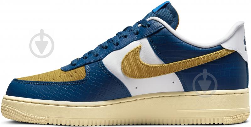 Кросівки чоловічі Nike AIR FORCE 1 DM8462-400 р.42 сині із жовтим - фото 6