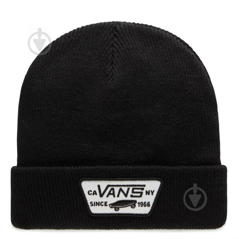 Шапка Vans MILFORD BEANIE VUOUBLK р.one size чорний - фото 1