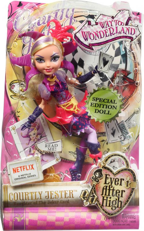 Кукла Ever After High Кортли Джестер Приключения в Стране Чудес DHD78 - фото 5