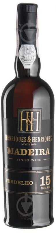 Вино Henriques & Henriques Madeira Verdelho біле напівсухе 0,5 л - фото 1