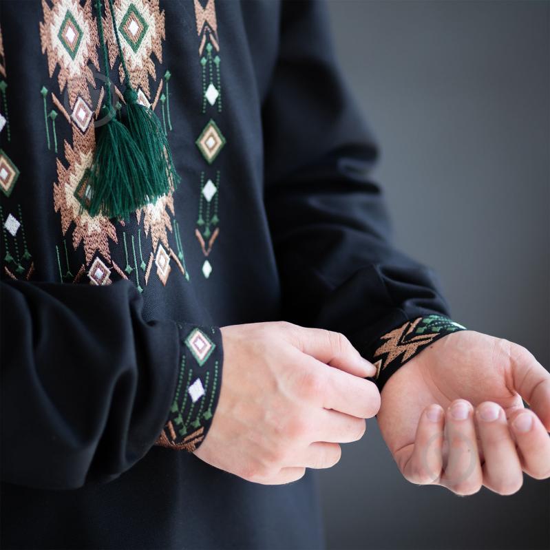 Вышиванка Эдельвика черный р. M 392-24/00 - фото 4