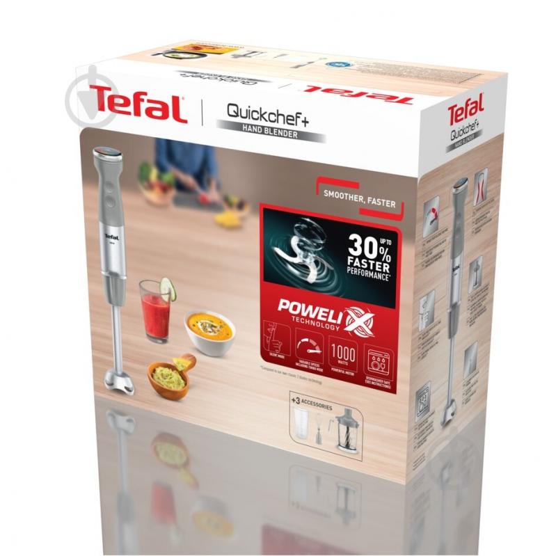 Блендер заглибний Tefal Quickchef + XL Chopper grey HB67MB30 - фото 11