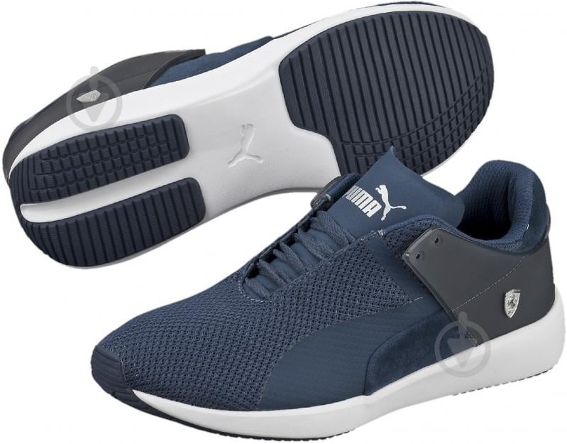 Кроссовки мужские демисезонные Puma F116 SF 30550702 р.42,5 синие - фото 1