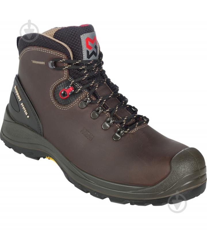 Ботинки рабочие WURTH MODYF з пластиковым подноском S3, подошва VIBRAM HRO р.44 M322022044 коричневый - фото 2