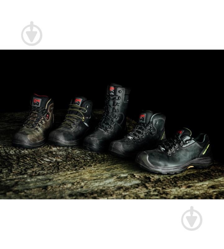 Ботинки рабочие WURTH MODYF з пластиковым подноском S3, подошва VIBRAM HRO р.44 M322022044 коричневый - фото 6