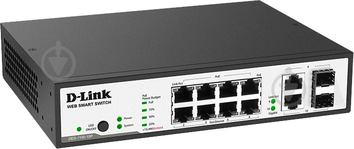 Коммутатор D-Link DES-1100-10P - фото 2