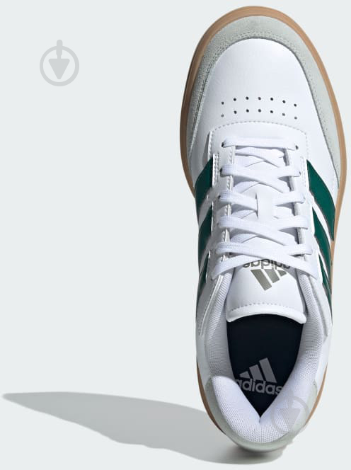 Кросівки чоловічі демісезонні Adidas COURTBLOCK IF6505 р.40 2/3 білі - фото 6