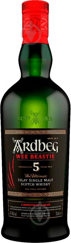Виски Ardbeg Wee Beastie 0,7 л - фото 1 Виски Ardbeg Wee Beastie 0,7 л - фото 1