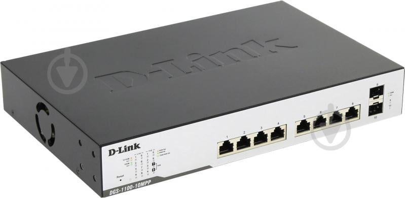 Коммутатор D-Link DGS-1100-10MPP - фото 1 Коммутатор D-Link DGS-1100-10MPP - фото 1