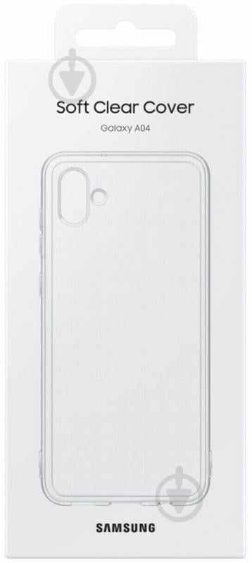 Чехол-накладка Samsung Soft Clear Cover Transparent (EF-QA045TTEGRU) для A04 - фото 5