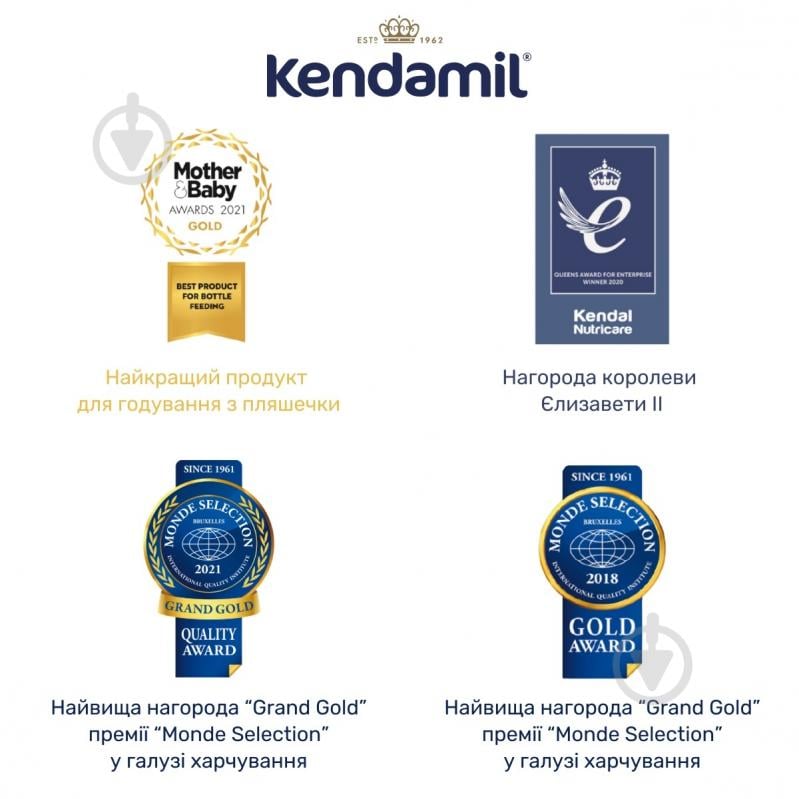 Суха молочна суміш Kendamil 1 етап з народження до 6 місяців 800 г (92000038) - фото 4