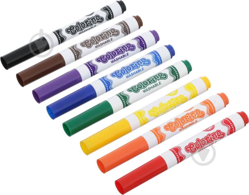 Фломастеры JUMBO MINI 8 шт. Colorino - фото 1 Фломастеры JUMBO MINI 8 шт. Colorino - фото 1
